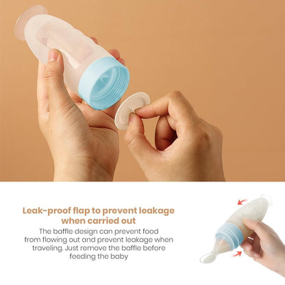 Lit Premium Baby Food Squeeze Feeder Spoon