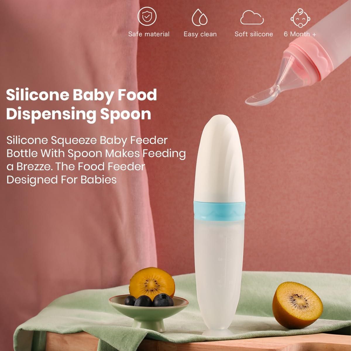 Lit Premium Baby Food Squeeze Feeder Spoon